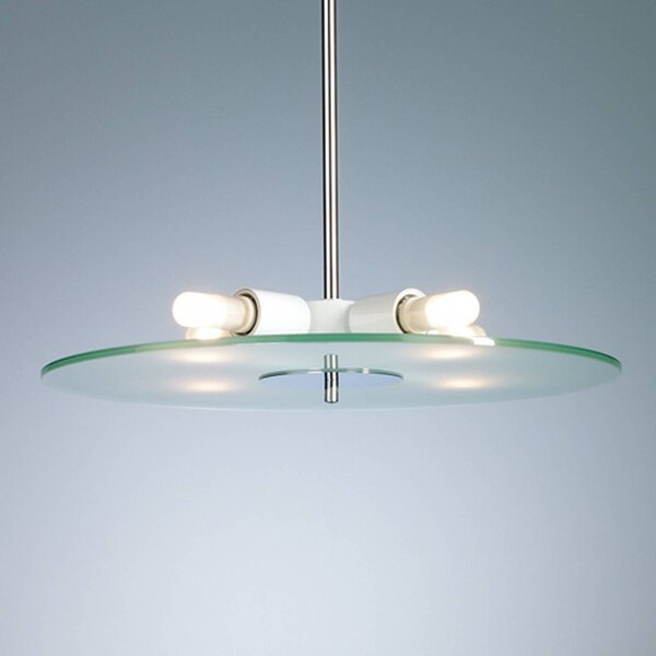 TECNOLUMEN Classico del Bauhaus - Lampada pensile vetro 50 cm