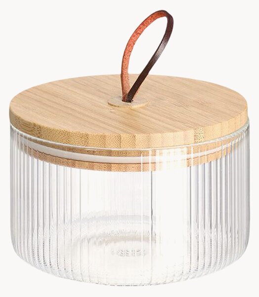 Set di 6 barattoli con coperchio in bambù Amber