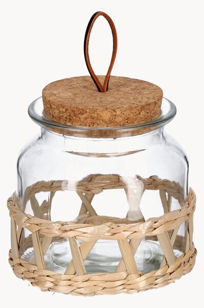 Set di 12 barattoli con tappo in sughero Boho