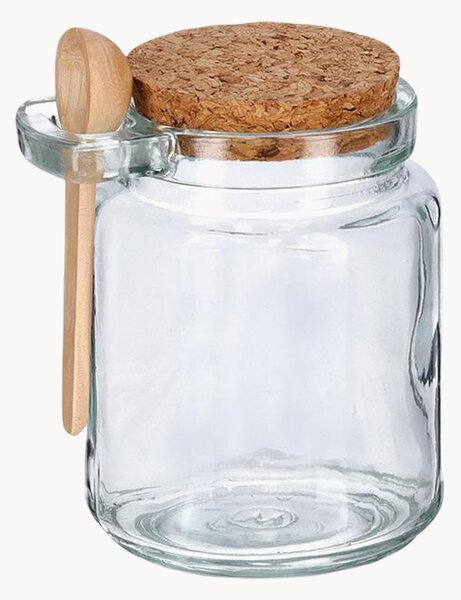 Set barattoli con coperchio in sughero e cucchiaio in legno Sprinkle 12 pz