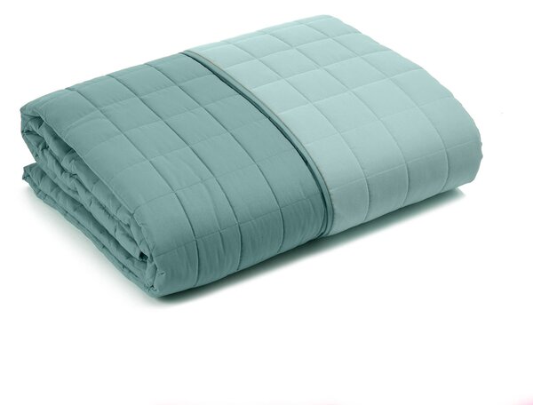 Copriletto Trapuntato In Microfibra Modern Singolo Modern Tinta Unita Laguna Caleffi