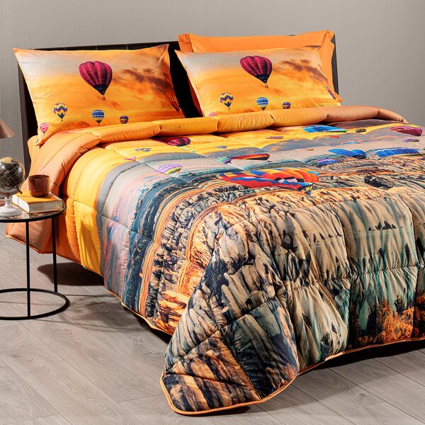 Trapunta In Cotone Cappadocia Singolo Sogni Di Viaggio Fotografico Caleffi