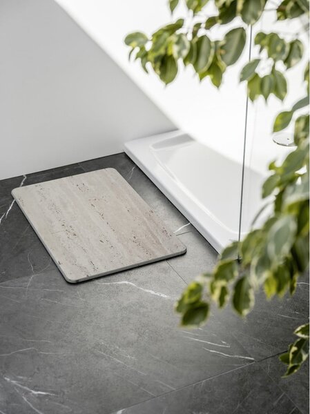 Tappetino da bagno marrone chiaro in terra di diatomee 39x60 cm Puna - Wenko