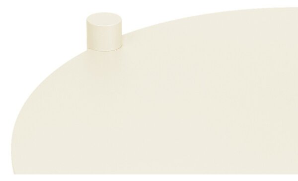 Tavolino rotondo in acciaio 41x40 cm Ande – noo.ma
