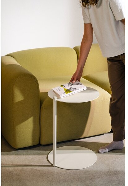 Tavolino rotondo in acciaio 41x40 cm Ande – noo.ma