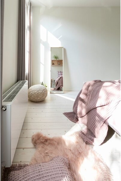 Cuscino decorativo in cotone blu Waffle, 45 x 45 cm - Tiseco Home Studio