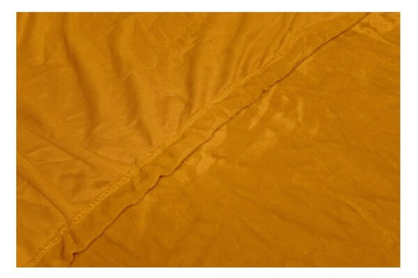 Lenzuolo in micropush giallo miele , 180 x 200 cm - My House