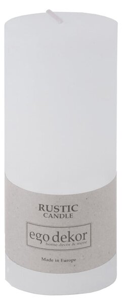 Candela bianca Ruggine, tempo di combustione 58 h Rustic - Rustic candles by Ego dekor