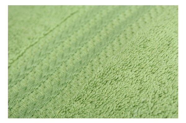 Set di 4 asciugamani in cotone verde, 50 x 90 cm - Foutastic