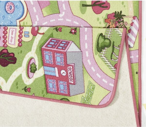 Tappeto da gioco per bambini rosa 140x200 cm Sweet Town – Hanse Home