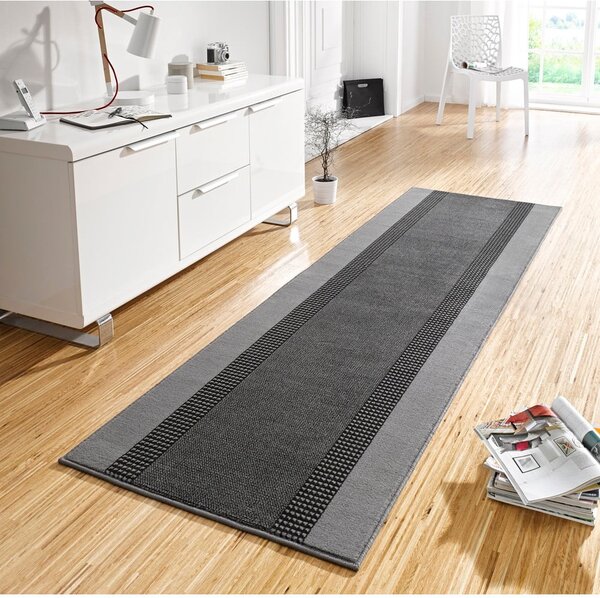 Runner grigio , 80 x 300 cm Basic - Hanse Home