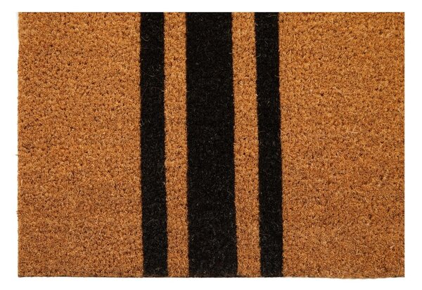 Stuoia di cocco 55x125 cm Black Stripe - Premier Housewares