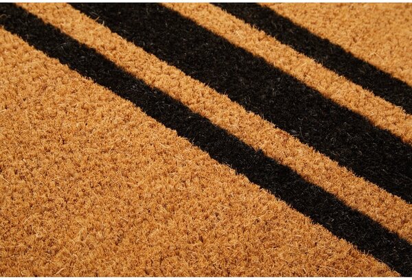 Stuoia di cocco 55x125 cm Black Stripe - Premier Housewares