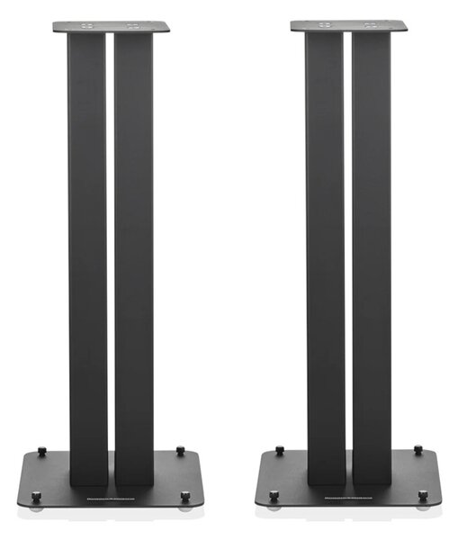 Bowers & Wilkins FS-600 S3 Black Coppia Stand Dedicati alle Casse da Scaffale Serie 600 S3