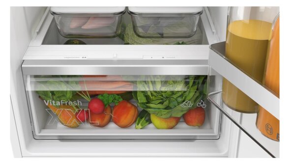 Bosch KIV865SE0 Frigorifero Incasso Combinato LowFrost Porta Traino 177x54 cm Serie2