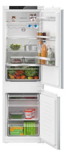 Bosch KIV865SE0 Frigorifero Incasso Combinato LowFrost Porta Traino 177x54 cm Serie2