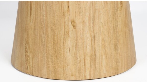 Tavolo da pranzo rotondo con piano in pietra ø 115 cm Almira – White Label