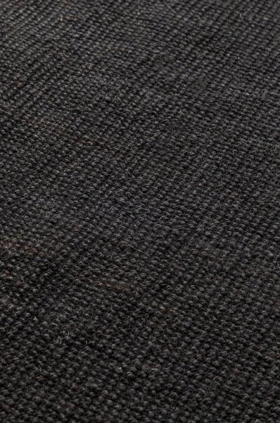 Tappeto nero in iuta 190x280 cm Bouclé – Hanse Home