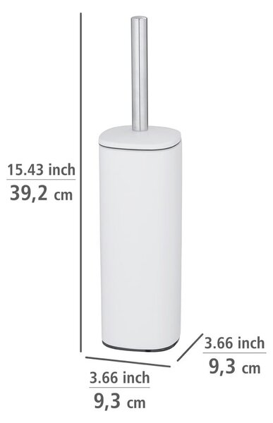 Scopino bianco in acciaio inox Alassio - Wenko