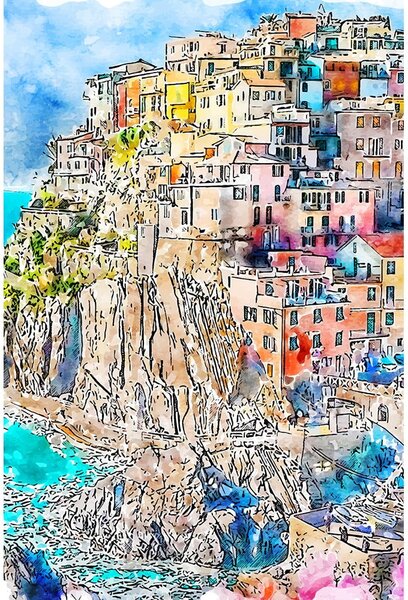 Dipinto 40x60 cm Manarola - Fedkolor