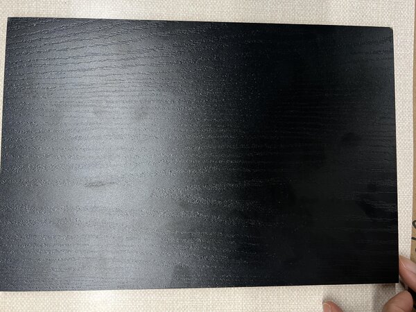 Tavolo da pranzo, tavolo da cucina, design moderno, piano stabile, colore nero, realizzato con pannello MDF/truciolato di alta qualità
