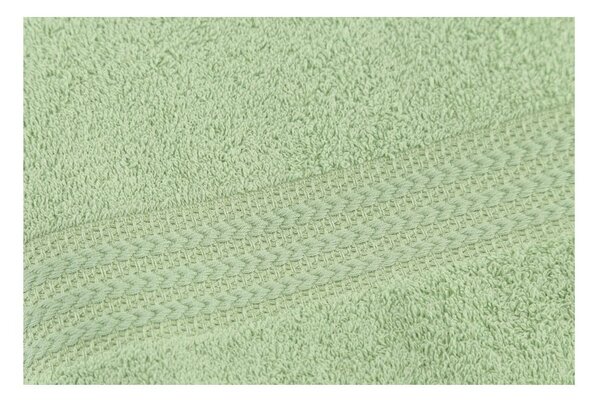 Asciugamano verde in puro cotone, 30 x 50 cm - Foutastic