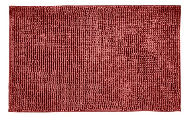 Tappetino da bagno in tessuto rosso 50x80 cm Chenille - Allstar