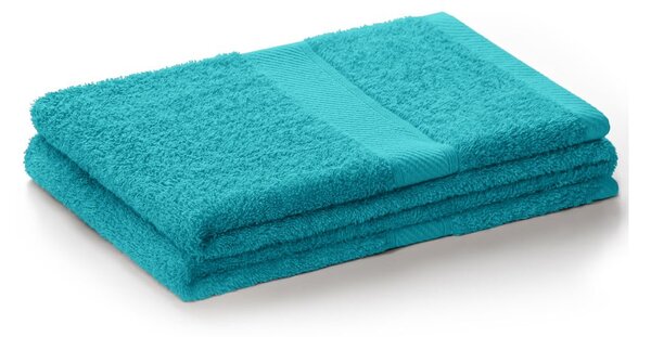 Asciugamano tipo terry blu/turchese in misto bambù 50x100 cm Bamby – DecoKing