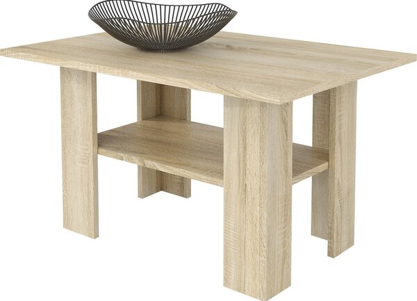 Meblando "T001": Tavolino elegante, ideale come tavolino da divano, perfetto per il soggiorno. Colore: rovere Sonoma