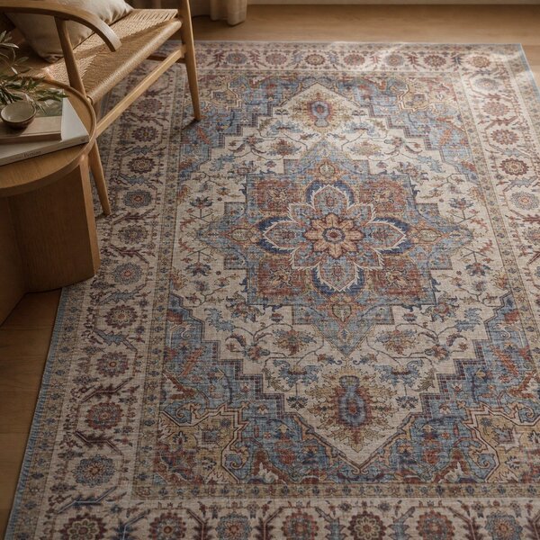 Tappeto rosso e blu , 160 x 230 cm Anthea - Nouristan