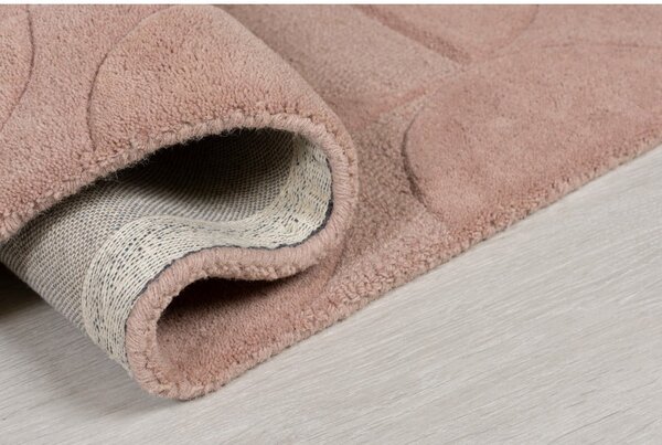 Tappeto in lana rosa 120x170 cm Gigi - Flair Rugs
