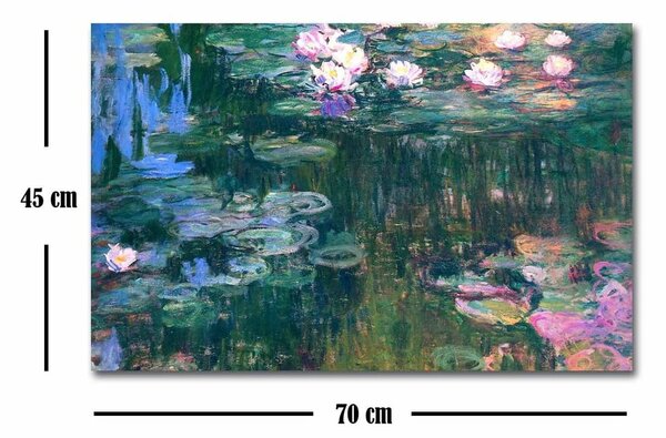 Riproduzione murale su tela, 45 x 70 cm Claude Monet - Wallity