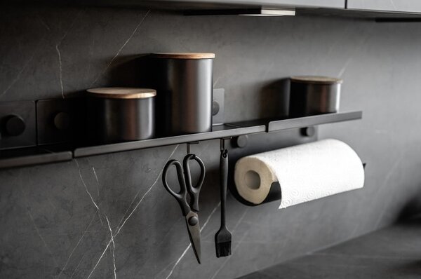 Supporto metallico autoportante per asciugamani da cucina Jet - Wenko