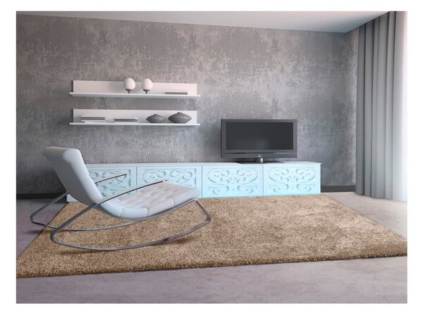 Tappeto marrone chiaro , 100 x 150 cm Aqua Liso - Universal