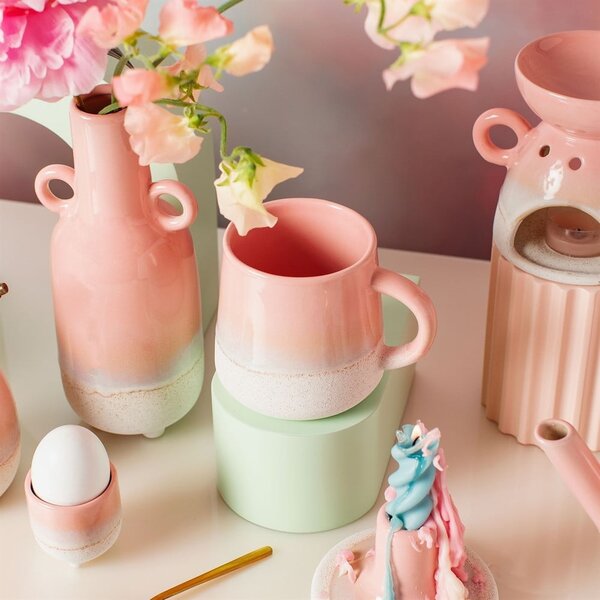 Tazza in gres rosa, 360 ml Mojave - Sass & Belle