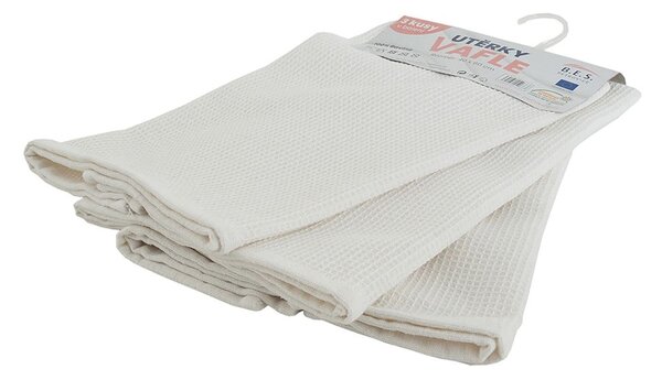 Asciugamani in cotone in set da 3 40x60 cm Wafle - B.E.S