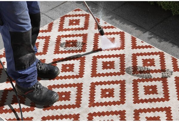 Tappeto da esterno marrone e crema , 80 x 250 cm Malta - NORTHRUGS