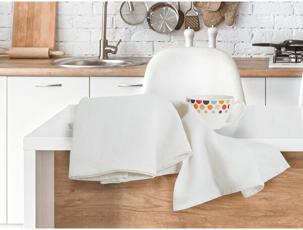 Asciugamani in cotone in set da 3 40x60 cm Wafle - B.E.S