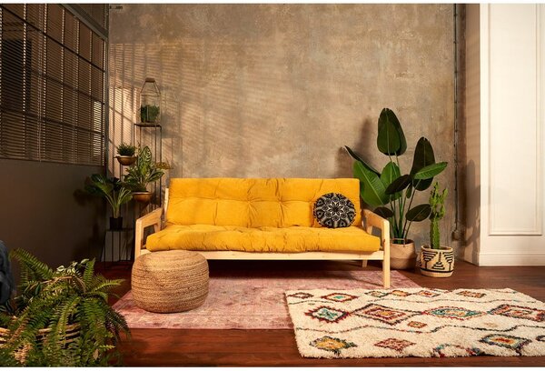 Divano letto beige 204 cm Grab - Karup Design
