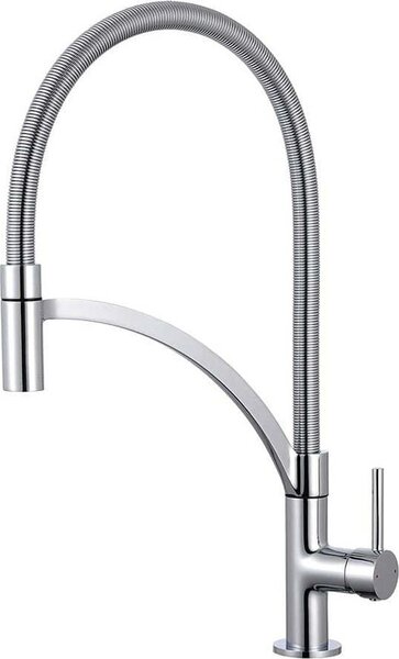 Miscelatore monocomando per lavello con bocca alta. mod. ibiza edm
