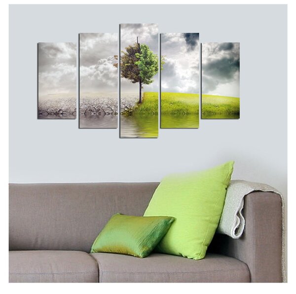 Quadro 5 pezzi Annetta - Wallity