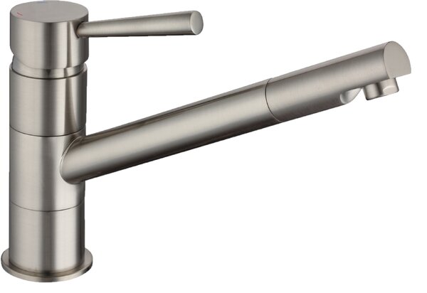 Miscelatore per lavello SCHÜTTE CORNWALL look acciaio inox