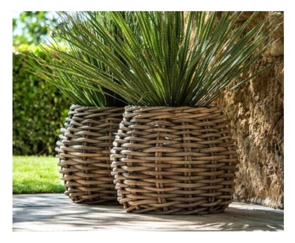 Coprivaso artificiale in rattan ø 35 cm Fiore - Bonami Essentials
