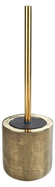 Scopino WC dorato in ceramica Rivara – Wenko