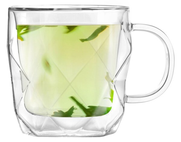 Set di 2 tazze a doppia parete , 330 ml Geo - Vialli Design