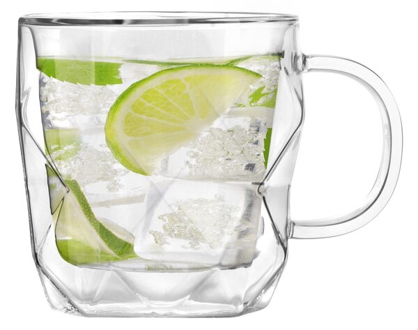 Set di 2 tazze a doppia parete , 330 ml Geo - Vialli Design