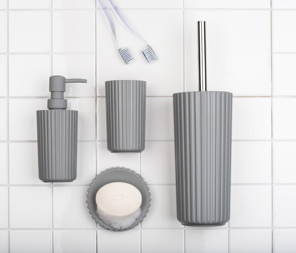 Dispenser di sapone grigio chiaro 0,28 l Minas - Allstar