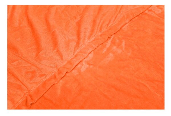Lenzuolo arancione in micropush, 180 x 200 cm - My House