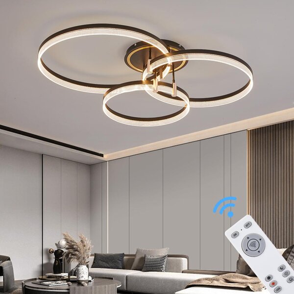 Lampada da soffitto a LED con telecomando, modello TY4567-567Y