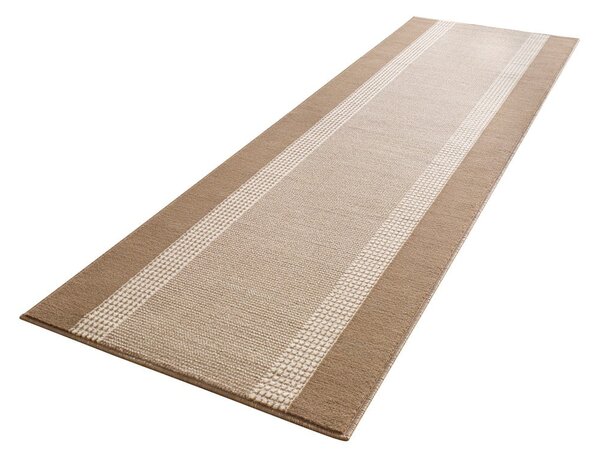 Runner beige-marrone , 80 x 300 cm Basic - Hanse Home